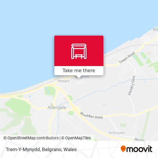 Trem-Y-Mynydd, Belgrano map