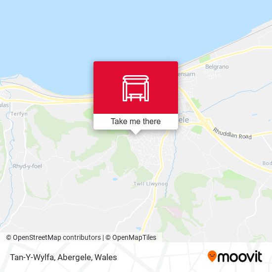 Tan-Y-Wylfa, Abergele map