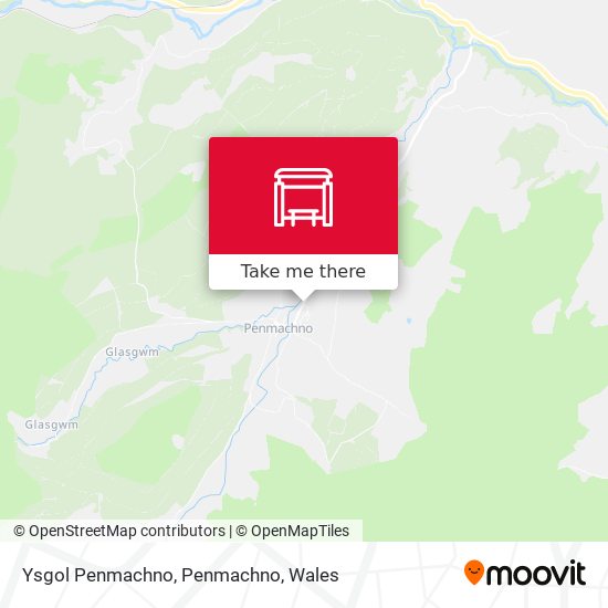 Ysgol Penmachno, Penmachno map