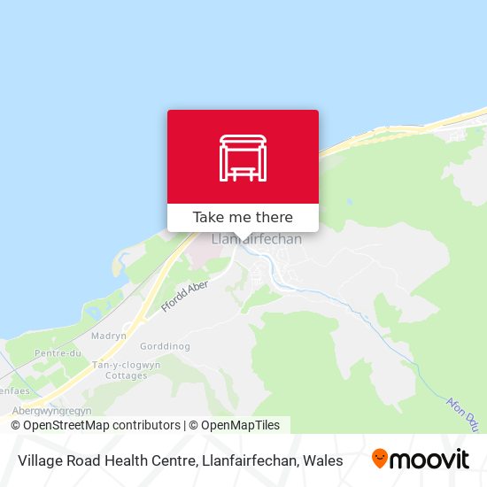 Village Road Health Centre, Llanfairfechan map