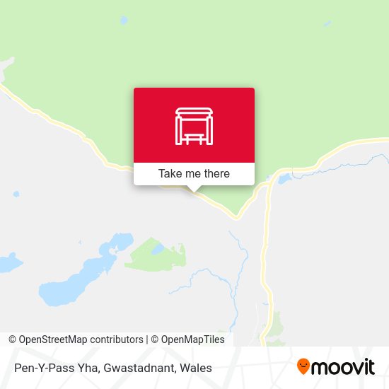 Pen-Y-Pass Yha, Gwastadnant map