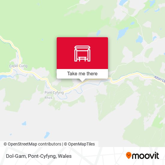 Dol-Gam, Pont-Cyfyng map