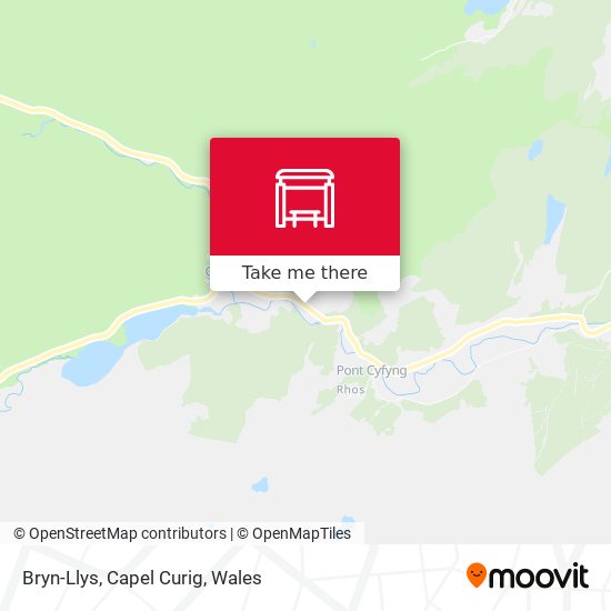 Bryn-Llys, Capel Curig map