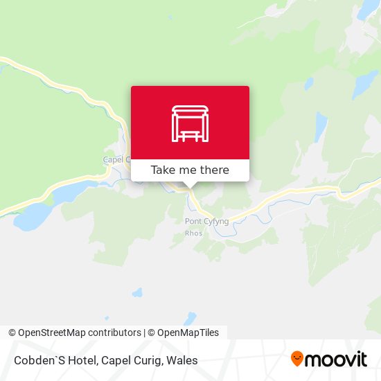 Cobden`S Hotel, Capel Curig map