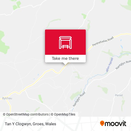 Tan Y Clogwyn, Groes map