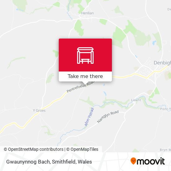 Gwaunynnog Bach, Smithfield map