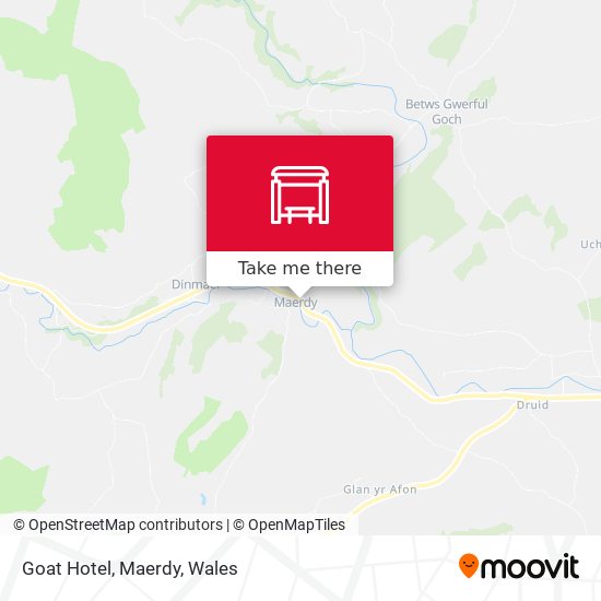 Goat Hotel, Maerdy map