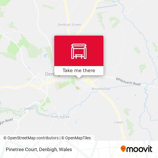 Pinetree Court, Denbigh map