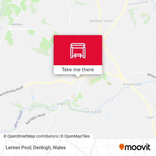 Lenten Pool, Denbigh map