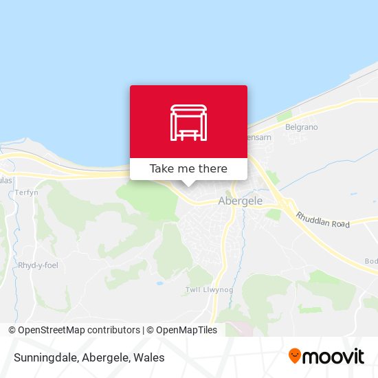 Sunningdale, Abergele map