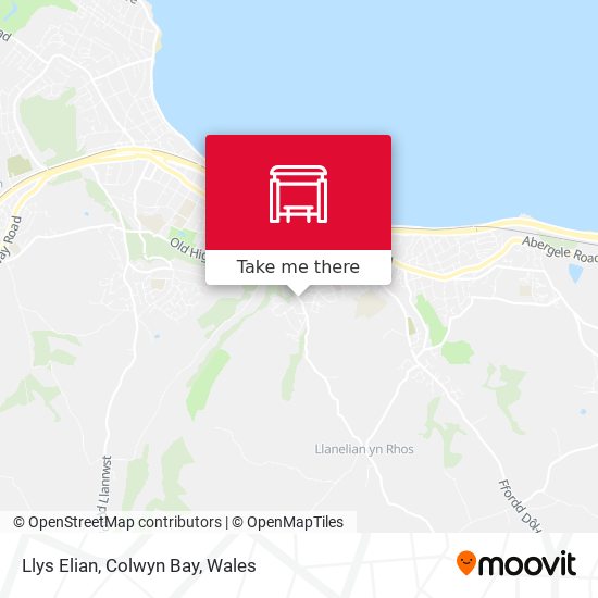 Llys Elian, Colwyn Bay map