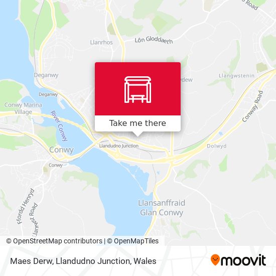 Maes Derw, Llandudno Junction map
