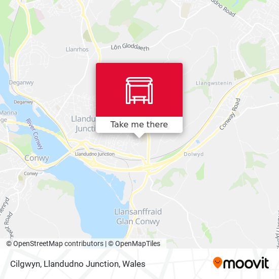 Cilgwyn, Llandudno Junction map