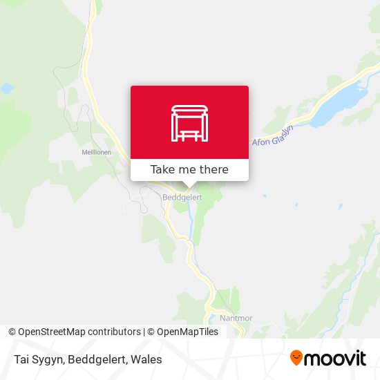 Tai Sygyn, Beddgelert map