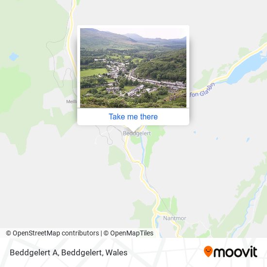 Beddgelert A, Beddgelert map