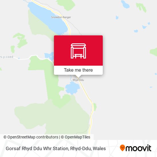 Gorsaf Rhyd Ddu Whr Station, Rhyd-Ddu map