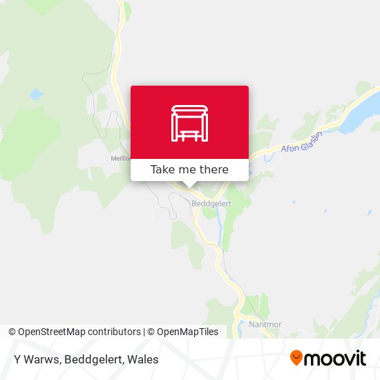 Y Warws, Beddgelert map