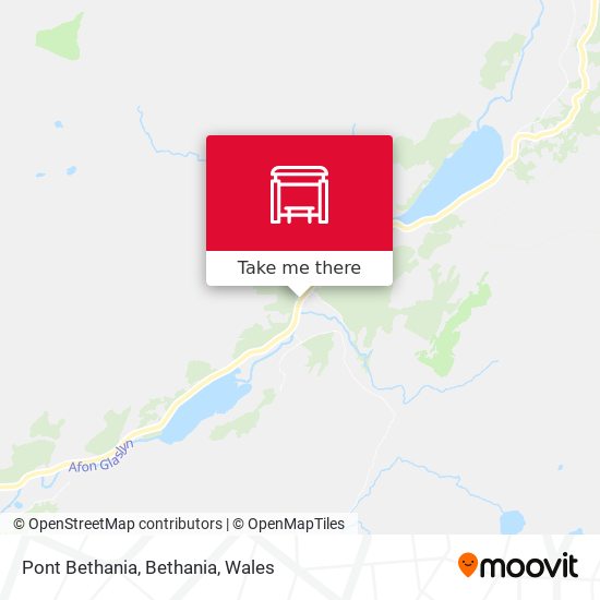 Pont Bethania, Bethania map