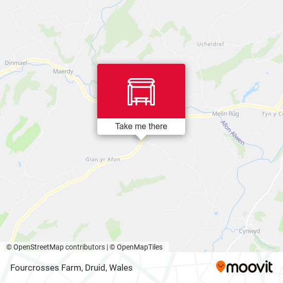 Fourcrosses Farm, Druid map