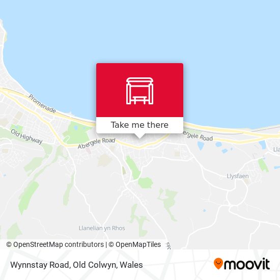 Wynnstay Road, Old Colwyn map
