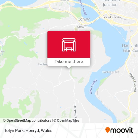 Iolyn Park, Henryd map