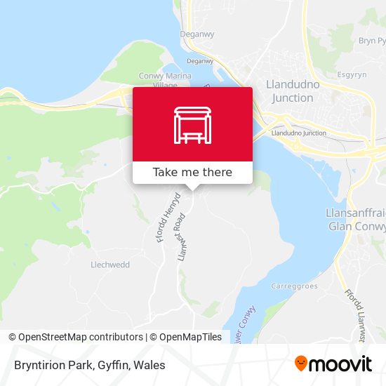 Bryntirion Park, Gyffin map