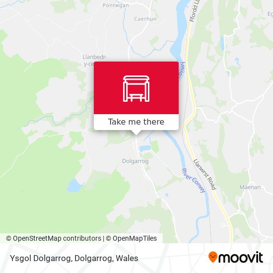Ysgol Dolgarrog, Dolgarrog map