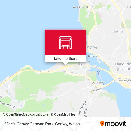 Morfa Conwy Caravan Park, Conwy map