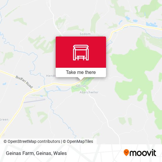 Geinas Farm, Geinas map