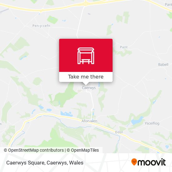 Caerwys Square, Caerwys map