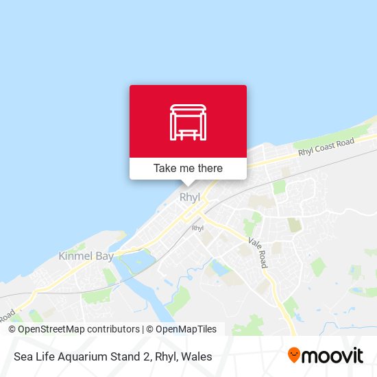 Sea Life Aquarium Stand 2, Rhyl map