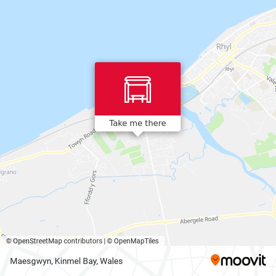 Maesgwyn, Kinmel Bay map