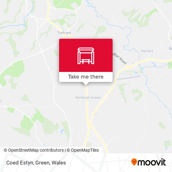 Coed Estyn, Green map