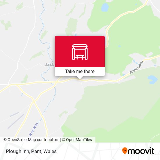 Plough Inn, Pant map