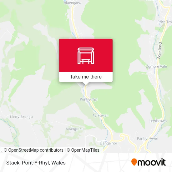 Stack, Pont-Y-Rhyl map