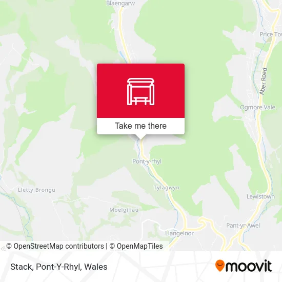 Stack, Pont-Y-Rhyl map