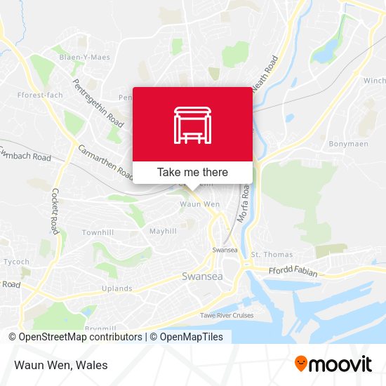 Waun Wen map
