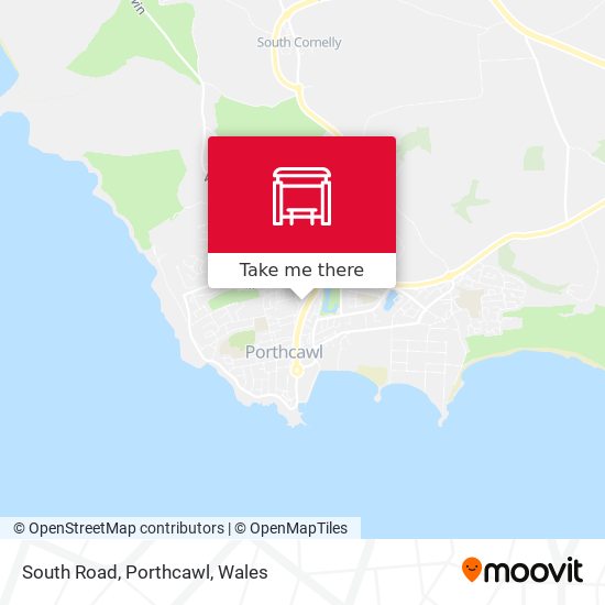 South Road, Porthcawl map