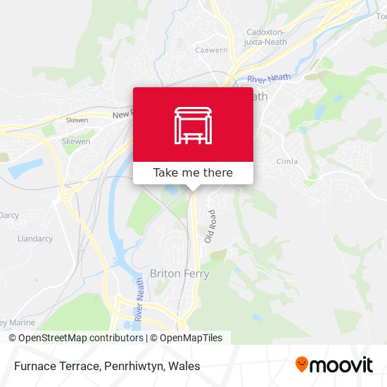 Furnace Terrace, Penrhiwtyn map