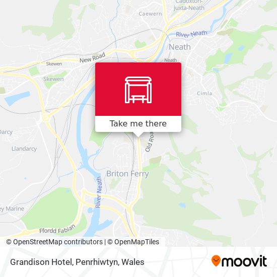 Grandison Hotel, Penrhiwtyn map