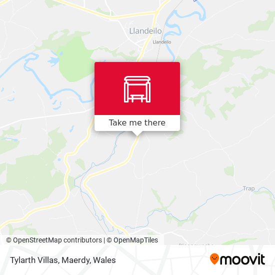 Tylarth Villas, Maerdy map