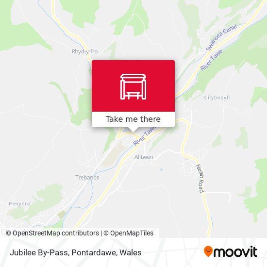 Jubilee By-Pass, Pontardawe map