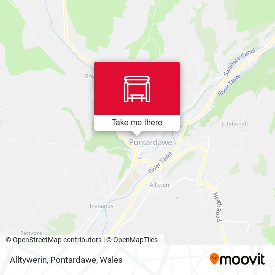 Alltywerin, Pontardawe map