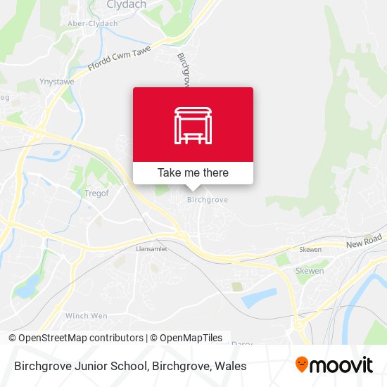 Birchgrove Junior School, Birchgrove map