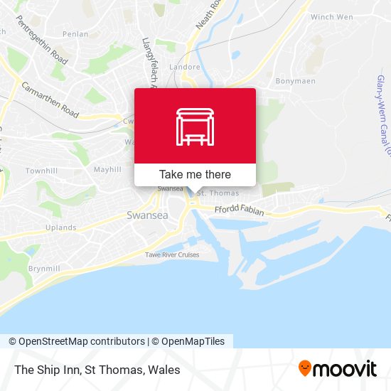 The Ship Inn, St Thomas map