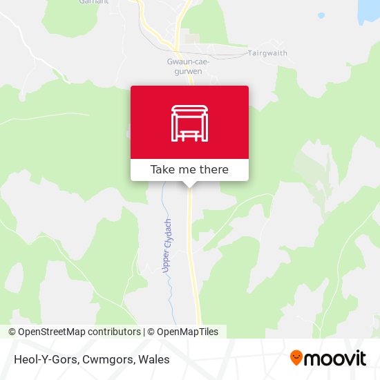 Heol-Y-Gors, Cwmgors map