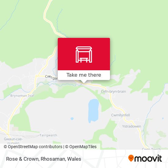 Rose & Crown, Rhosaman map