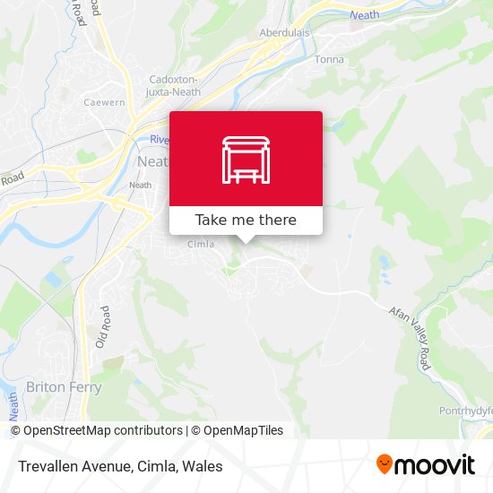 Trevallen Avenue, Cimla map