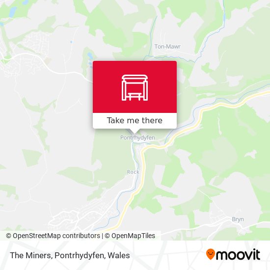 The Miners, Pontrhydyfen map