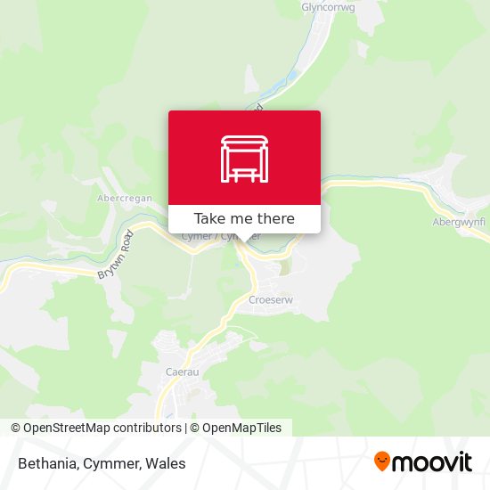 Bethania, Cymmer map